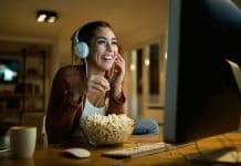 Movie Watching at Home